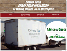 Tablet Screenshot of envirotechspray.net